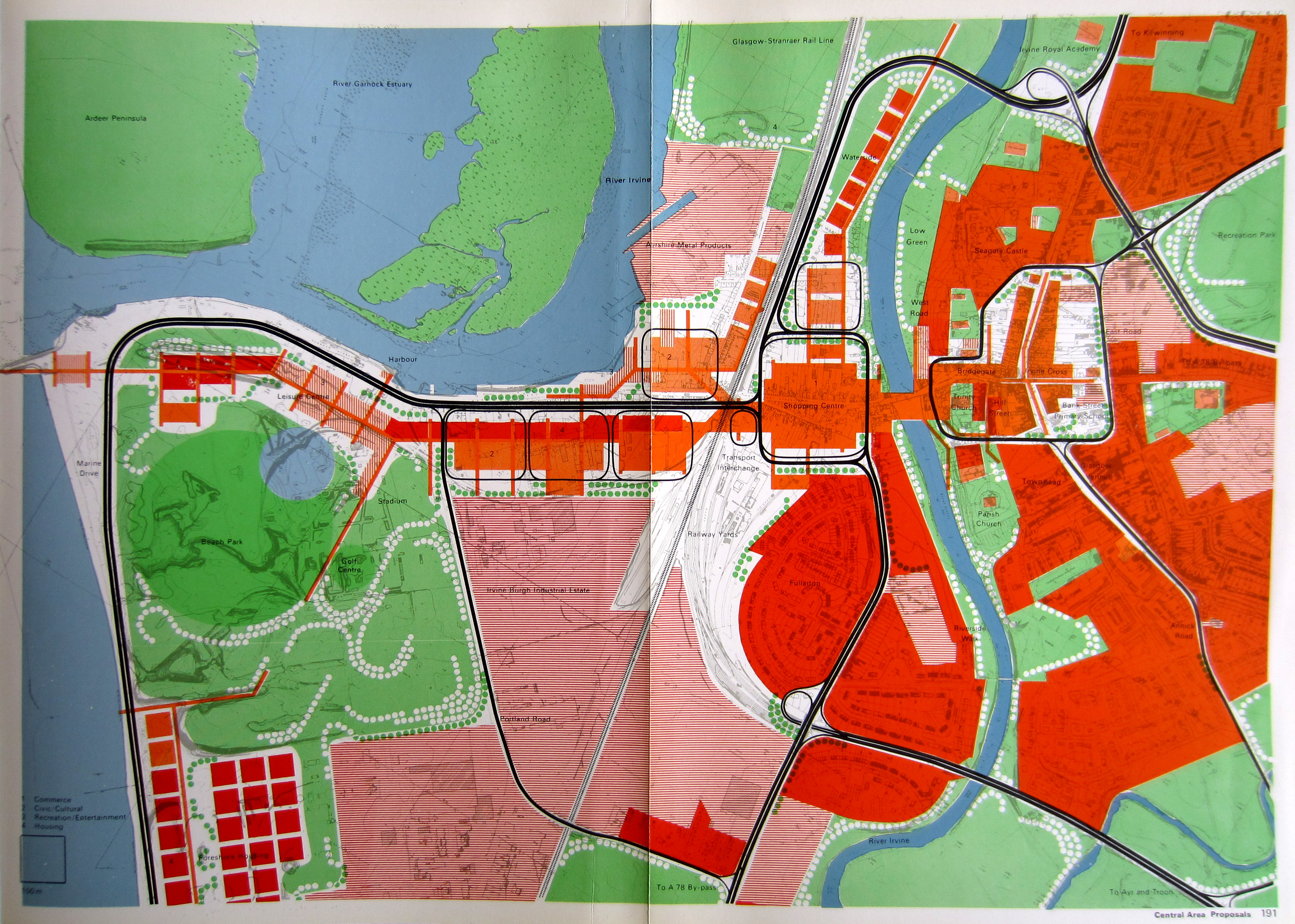 New Town, The Map – Irvine Scotland